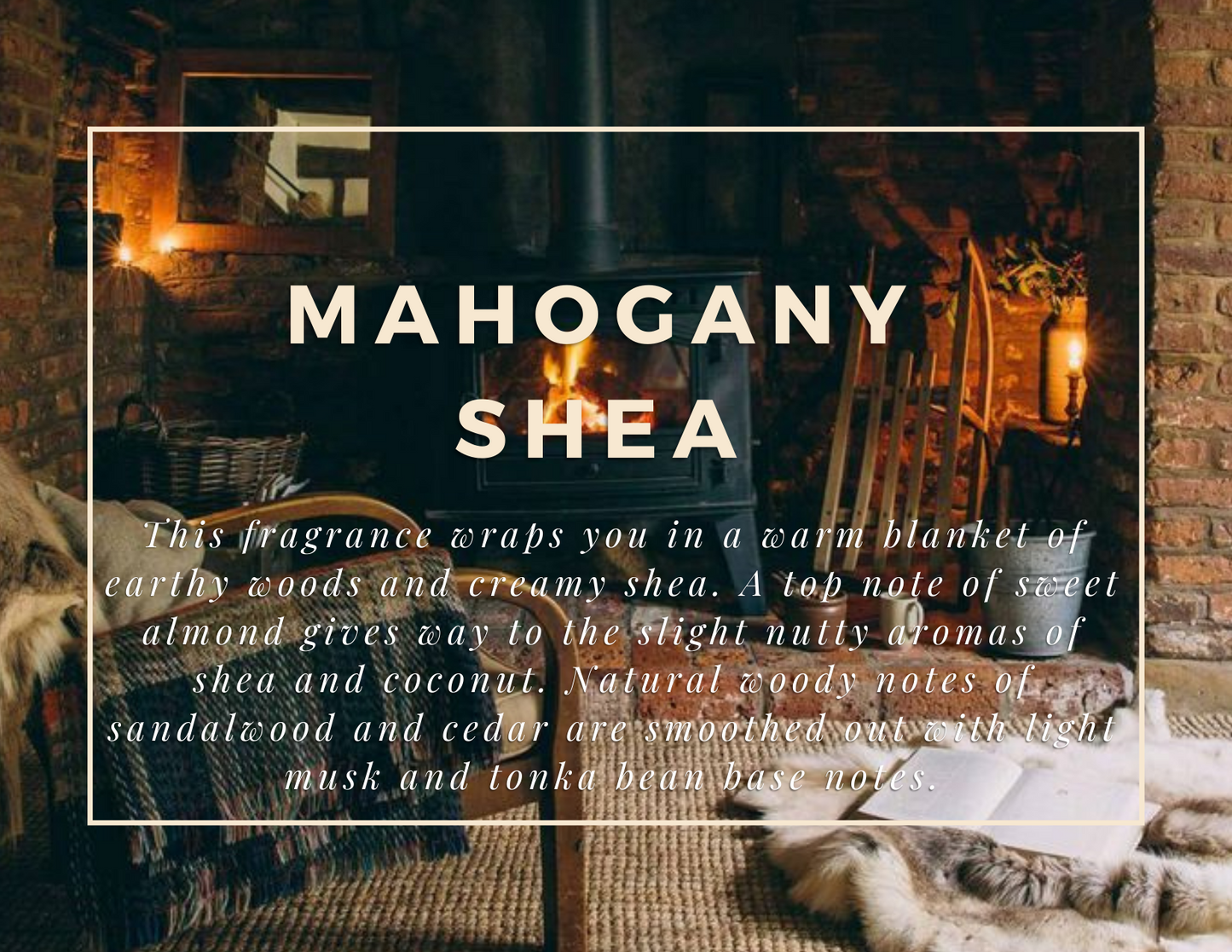 Mahogany Shea- Beeswax Melts